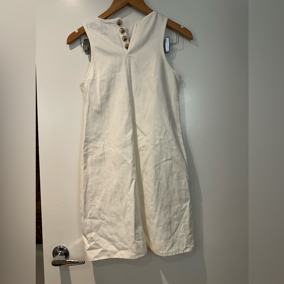 NWT J Crew white denim dress with pockets!! - Picture 9 of 12